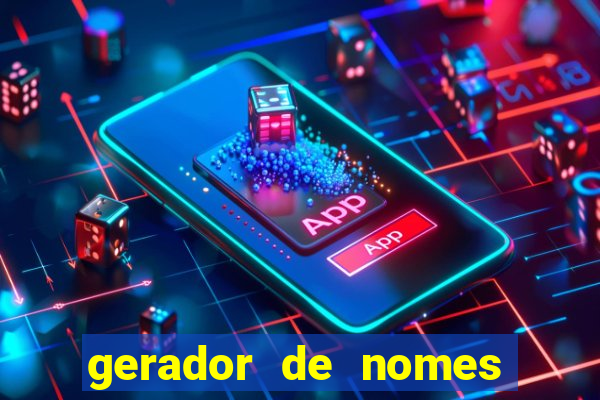 gerador de nomes para jogos